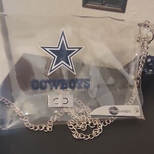 Clear Cowboys Chain Bag